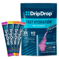 DripDrop Bold Variety Pack Electrolyte Powder, 8 oz sticks, 16 count
