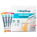 DripDrop Zero Sugar Citrus Variety Pack Electrolyte Powder, 8 oz sticks, 32 count